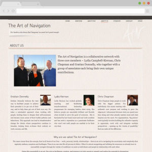 visible web design art of navigation